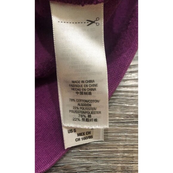 Vtg Juicy Couture Purple Zip Up Hoodie Size Small Purple - Picture 5 of 7